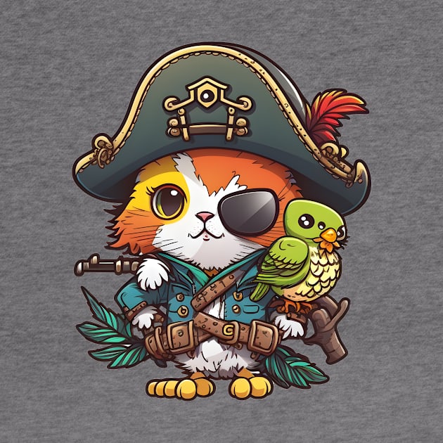 Pirate Cat by Creatiboom